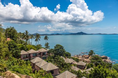Güzel turistik beach Koh Samui