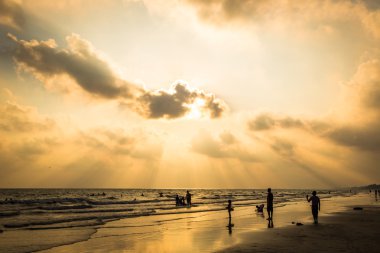 Pattaya beach geç günbatımı