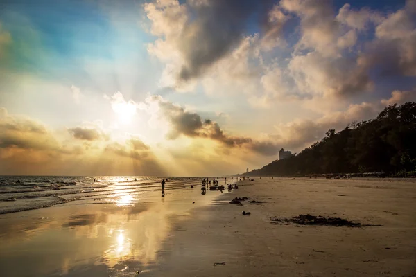 Pattaya beach geç günbatımı — Stok fotoğraf