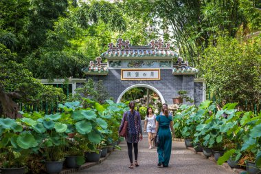 Macau Çin Bahçe güneşli bir gün