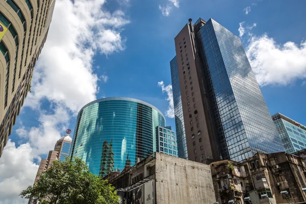 Edificios modernos en el centro de Macao — Foto de Stock