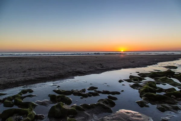 Tramonto sul mare a Playa Santana, Nicaragua — Foto Stock