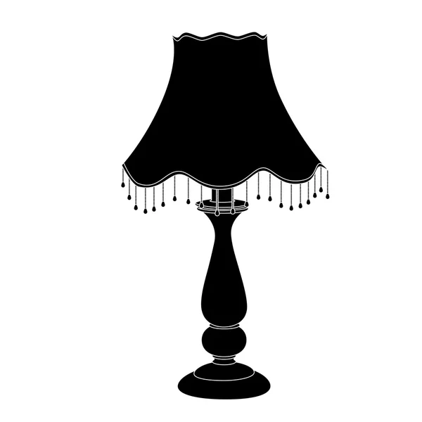 Lampe de table décorative vectorielle — Image vectorielle