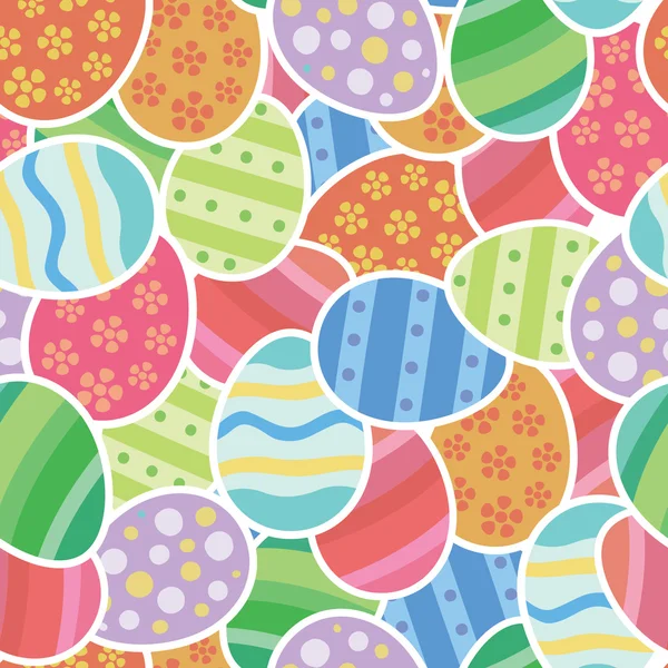 Seamless pattern easter colored eggs — Stock Photo, Image