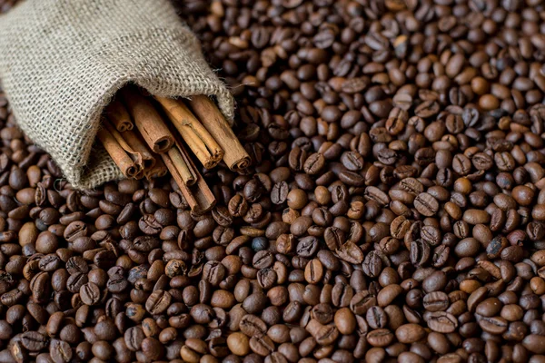 Tarçın ve kahve ham fasulye çuval bezi çanta 