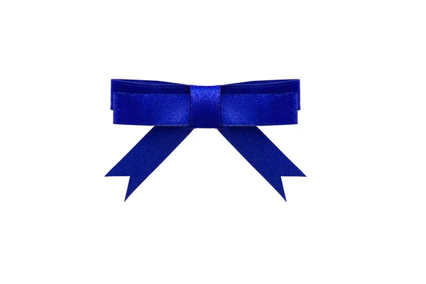 하얀 배경에 고립된 푸른 활 — 스톡 사진
