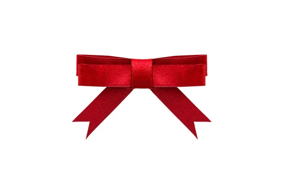 Arco vermelho isolado no fundo branco — Fotografia de Stock
