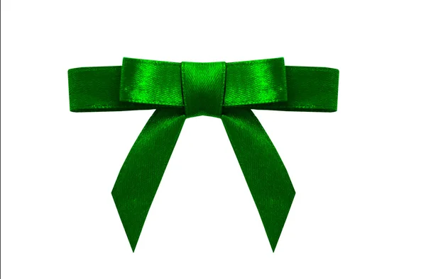 Beyaz arka plan üzerinde izole yeşil yay