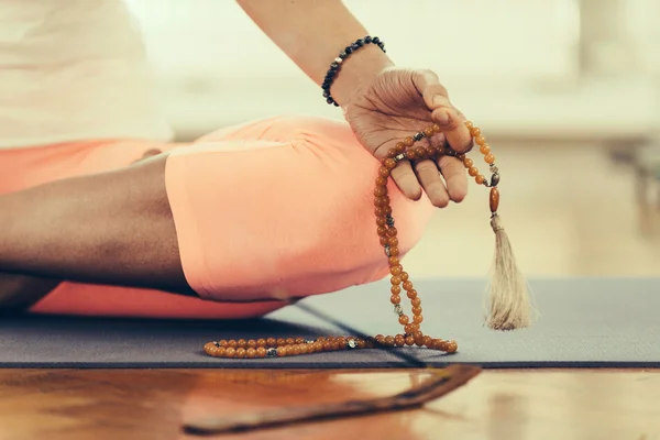 Yoga y meditación — Foto de Stock