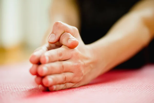Kéz jóga — Stock Fotó