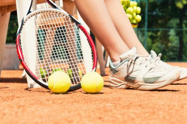 oyunlar arasında molası tenis oyuncusu