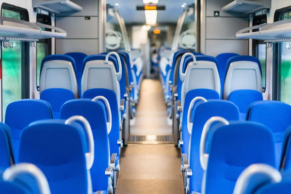 Modern train interior — Stock Photo, Image