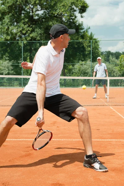 Perro caliente truco de tenis tiro —  Fotos de Stock