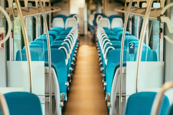 Interior del tren moderno —  Fotos de Stock