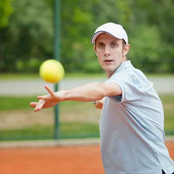 남자 테니스 선수 — 스톡 사진