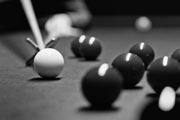 Snooker detalhe do jogo — Fotografia de Stock