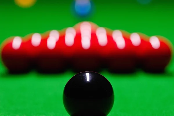 Snooker golyó asztalon — Stock Fotó