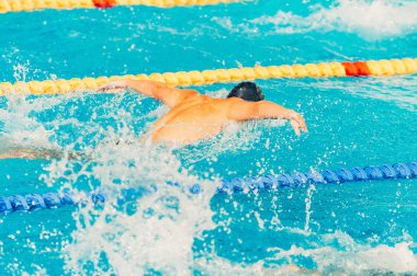 yüzücü sporcu Yarışması'nda