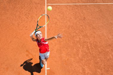 hizmet veren bayan tenis oyuncusu