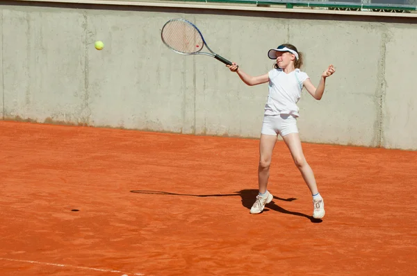 Jugador de tenis junior — Foto de Stock