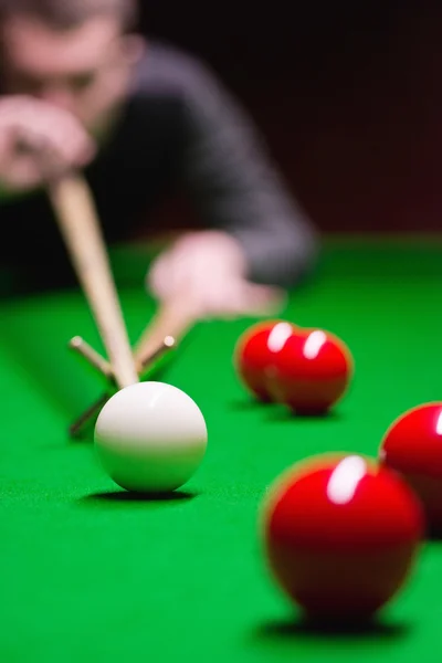 Snooker golyó lövés — Stock Fotó