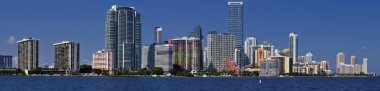 waterfront Condos in Brickell Key clipart