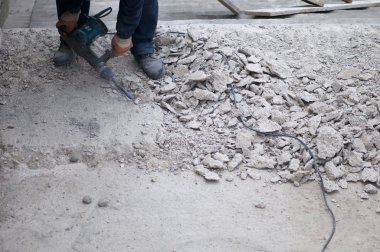 İnşaat işçisi Kırma Beton