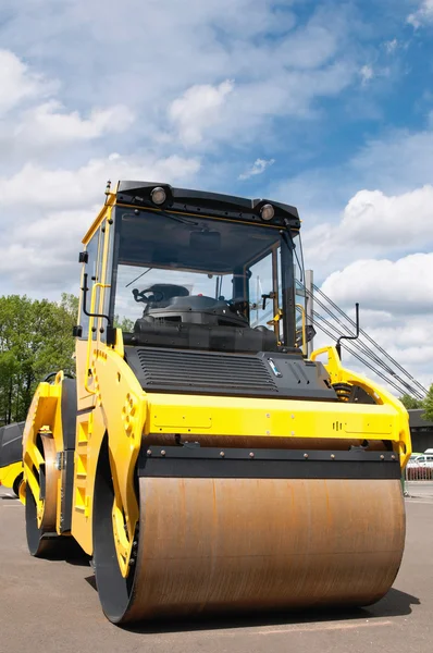 Zware industriële weg roller — Stockfoto