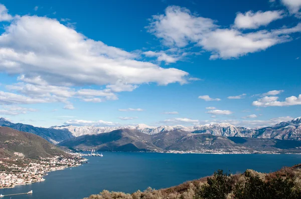 Teluk Kotor di Montenegro — Stok Foto