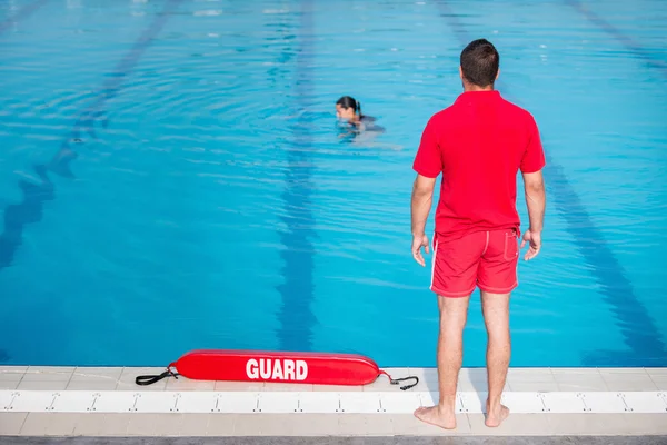 Lifeguard rescue training — Stock Photo, Image