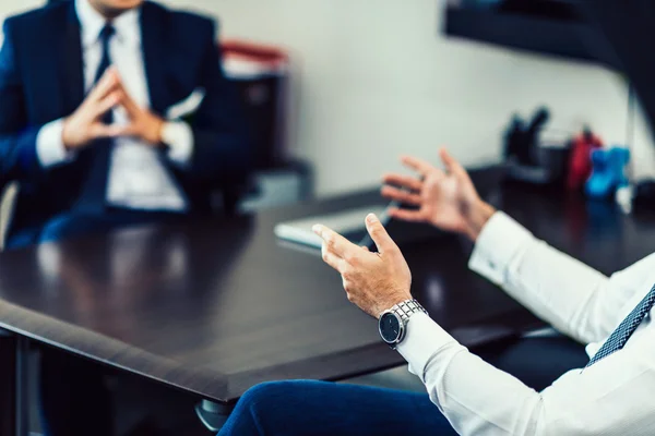 Detail from the business meeting — Stock Photo, Image