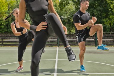 açık havada egzersiz fitness insanlar