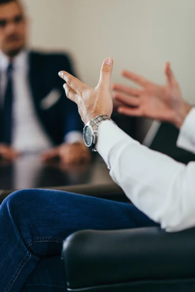 Dettaglio della riunione di lavoro — Foto Stock