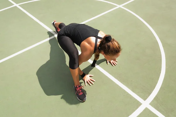 Kvinnliga crossfit träning — Stockfoto