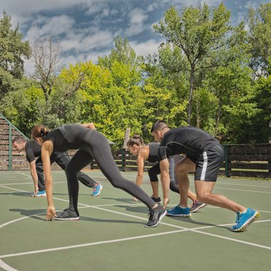 Fitness kardiyo egzersiz insanlara  