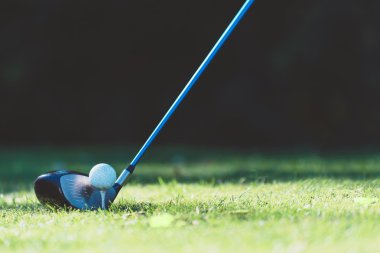 Golf Kulübü ve golf topu 