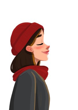 Kırmızı şapkalı kız