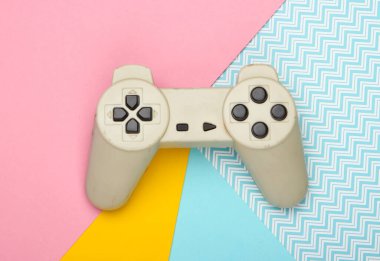 Pastel arka planda oyun alanı. Üst görünüm