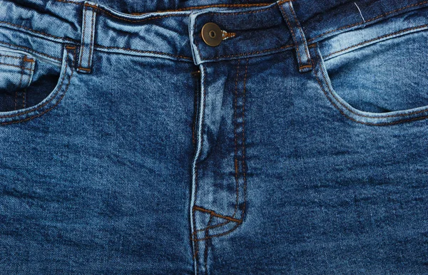 Calça Jeans Azul Close Textura Denim — Fotografia de Stock