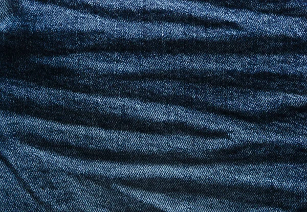 Crumpled Jeans Textura Closeup Textura Denim — Fotografia de Stock