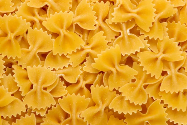 Pasta Italiana Farfalle Pasta Archi Sfondo — Foto Stock
