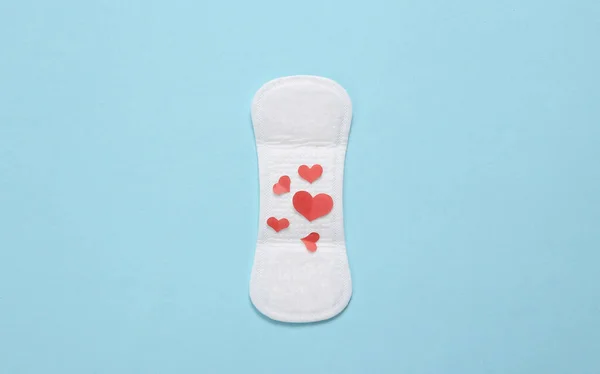 Vrouwelijke Hygiëne Concept Menstruele Vrouw Pads Voor Hygiëne Bescherming Kritieke — Stockfoto