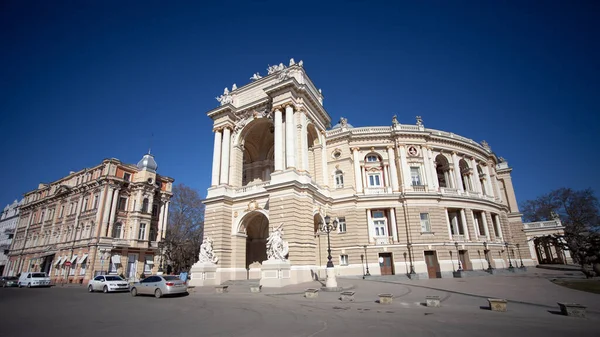 Odessa Ukraine 2021 Április Odessa Opera Balett Színház 1887 Ben — Stock Fotó