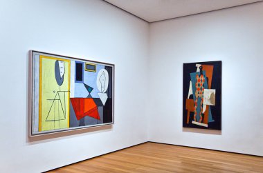 New York manzarası ve insanlar