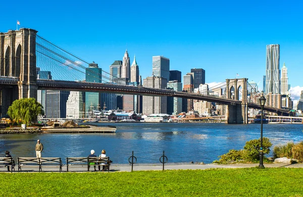 New York åsikter och människor — Stockfoto