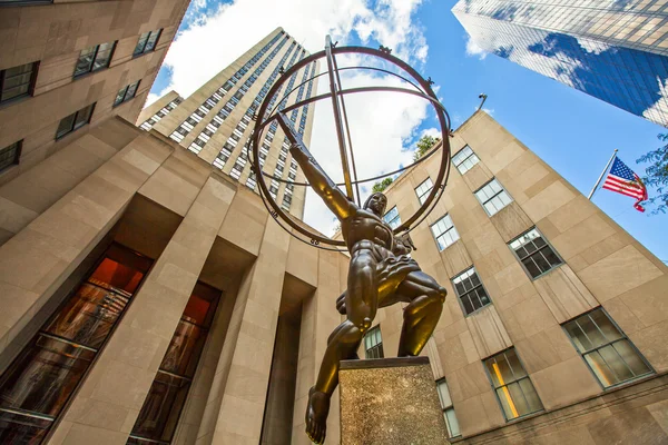 New York manzarası ve insanlar