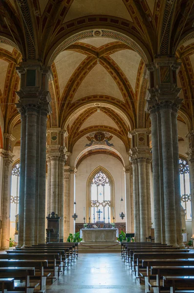 Pienza Italy September 2019 Nave Dell Assunta Cathedral — стоковое фото