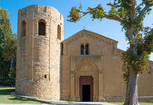 Corsignano Italy Parish Church Saints Vito Modesto Pieve Corsignano — 스톡 사진