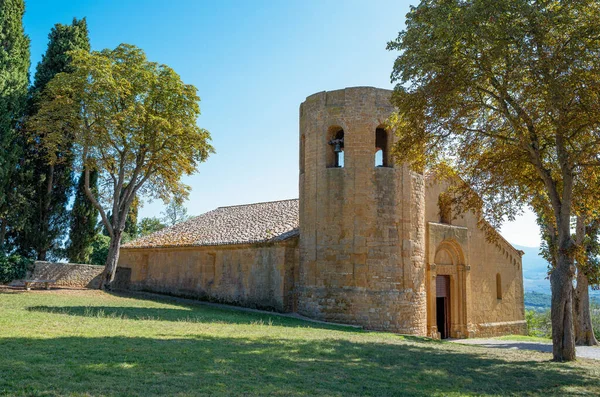 Corsignano Italy Parish Church Saints Vito Modesto Pieve Corsignano — 스톡 사진