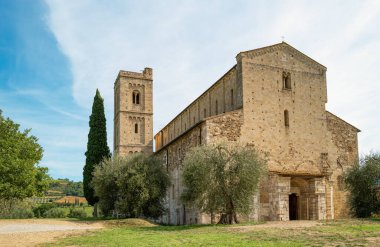 Castelnuovo dell 'Abbate, İtalya, Montalcino belediyesi, St. Antimo manastırı (12. yüzyıl))